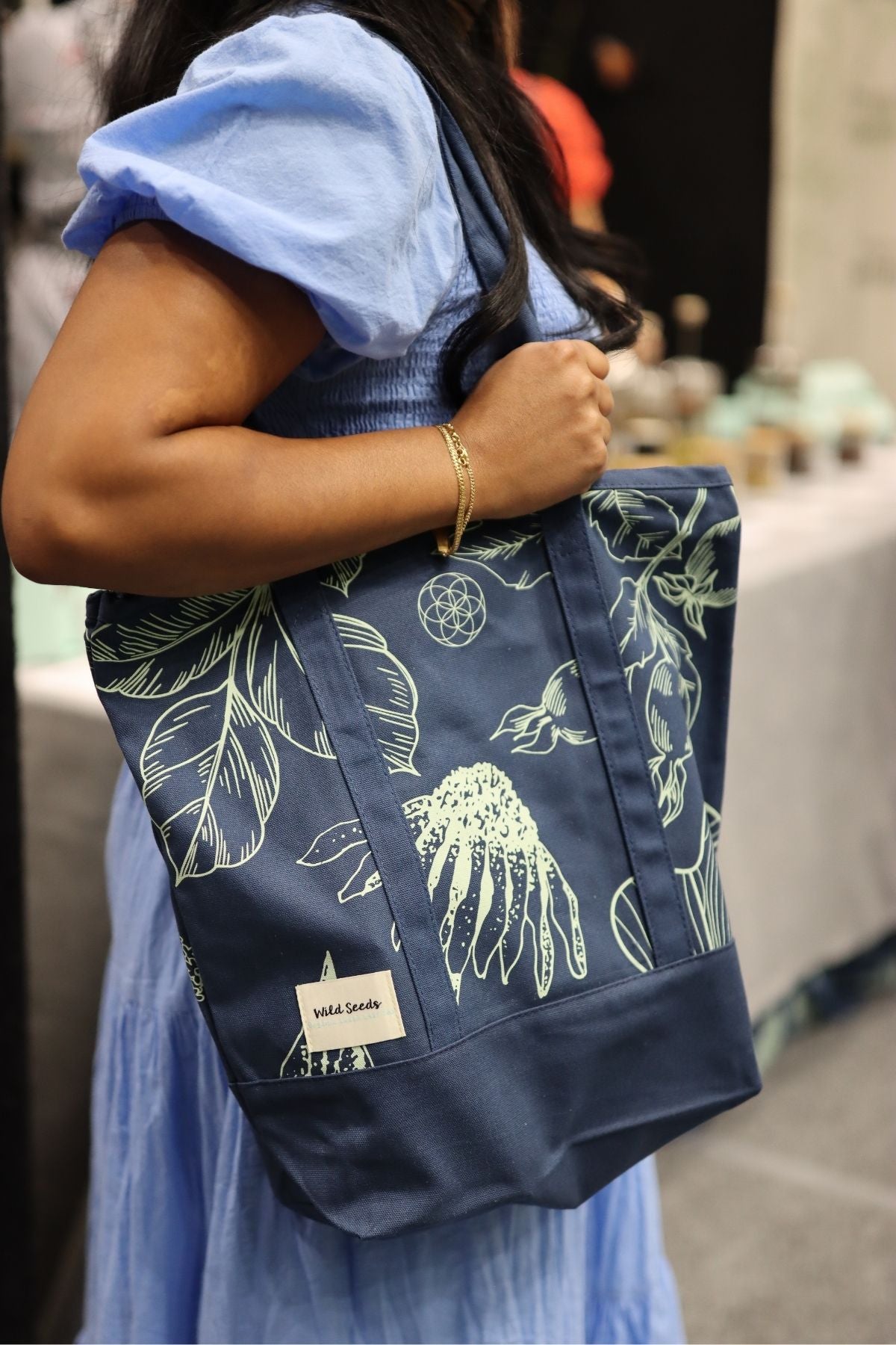 Wild Seeds Cotton Tote Bag