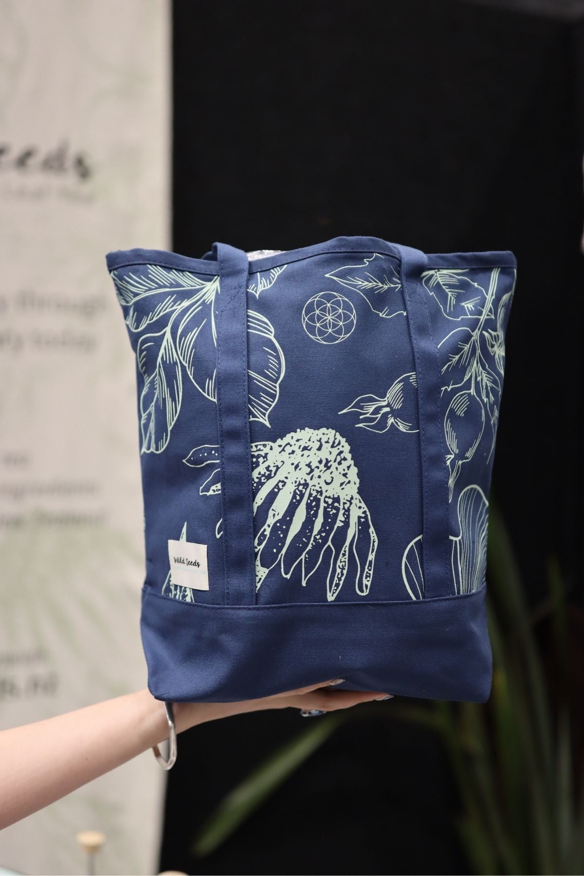 Wild Seeds Cotton Tote Bag