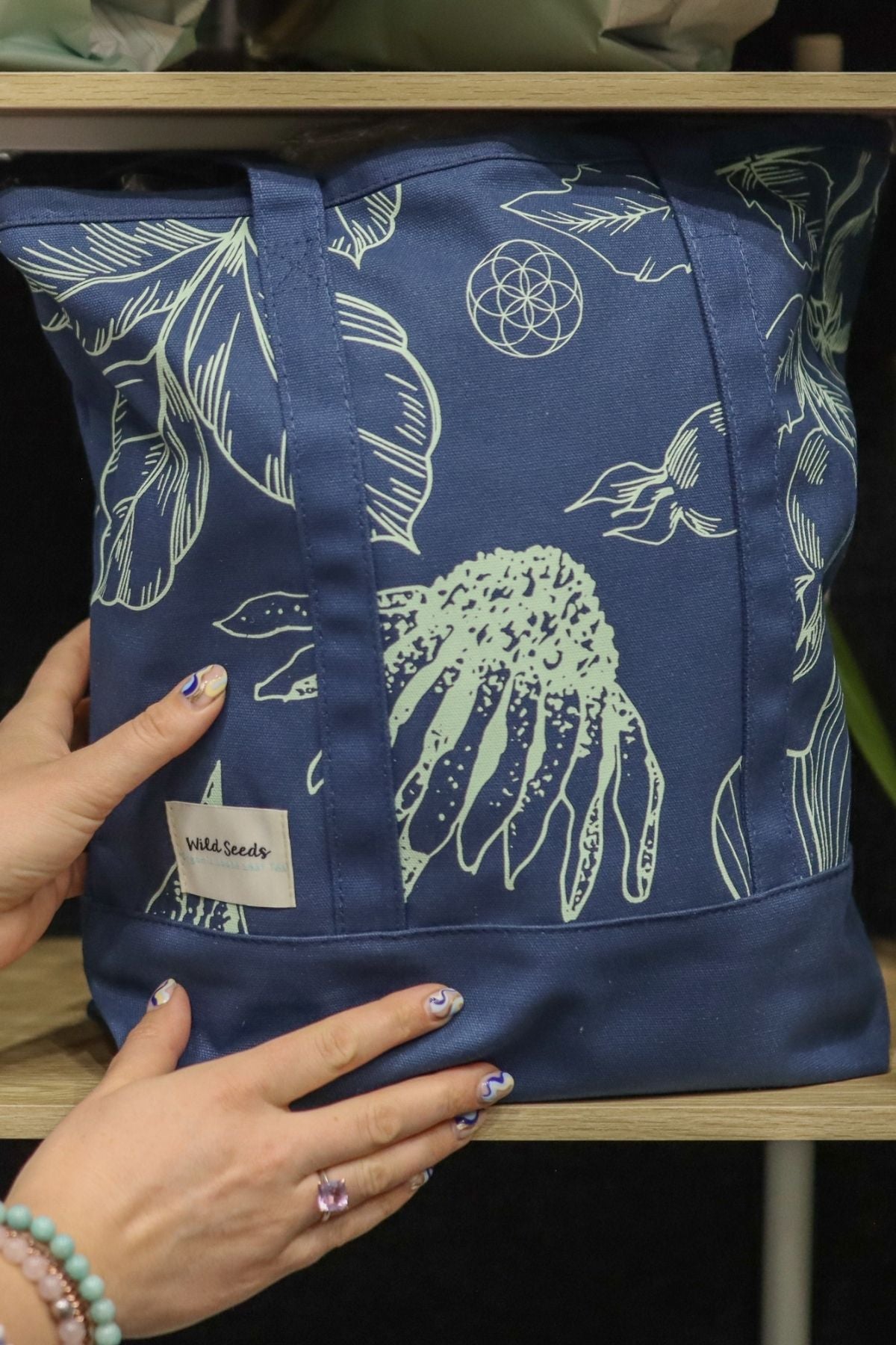 Wild Seeds Cotton Tote Bag